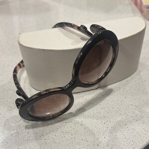 Prada Black and Tortoiseshell Sunglasses